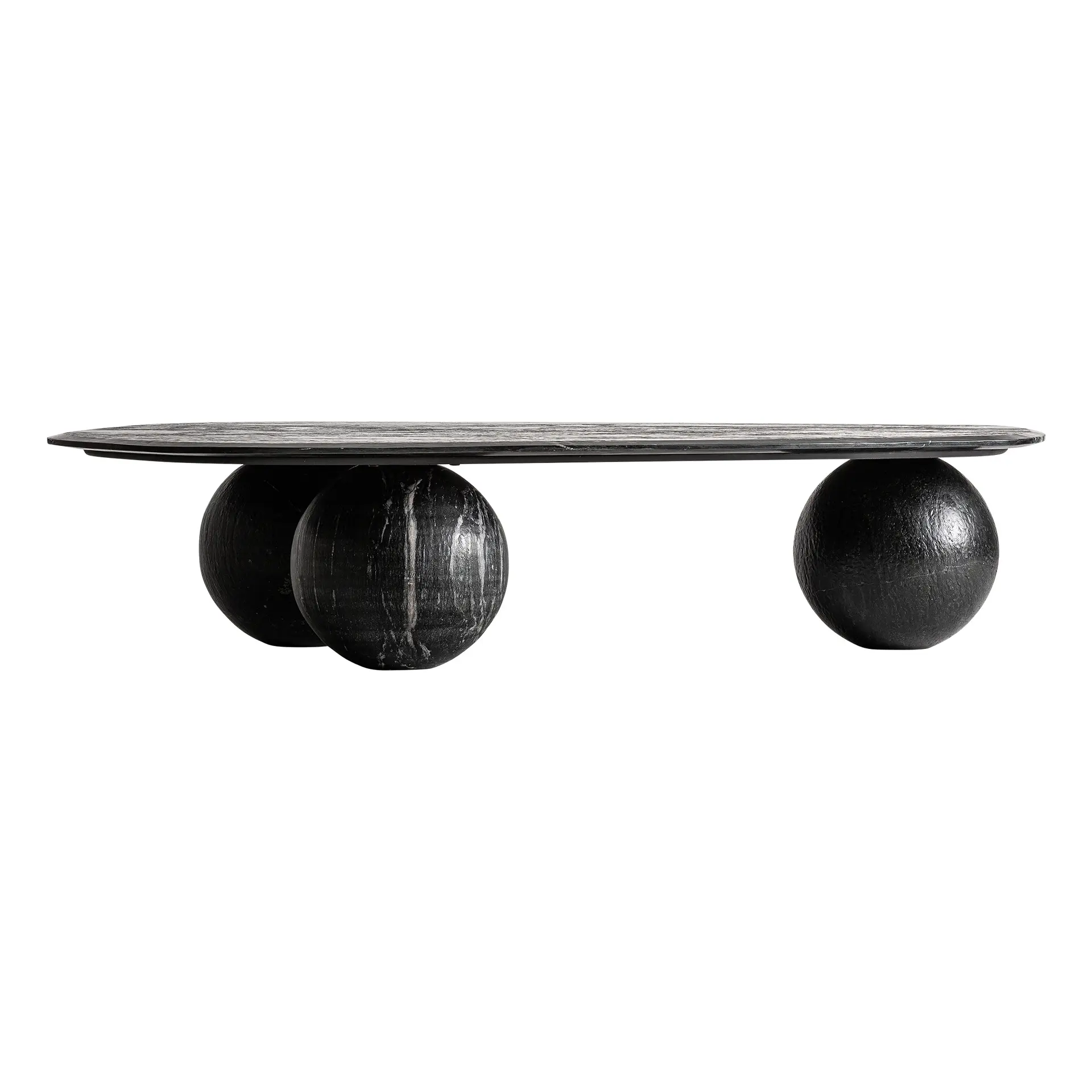 Masute de cafea - Masa de Cafea Tiffa 154x82x32 cm, Marmura Negru - VicalHome VicalHome 38709