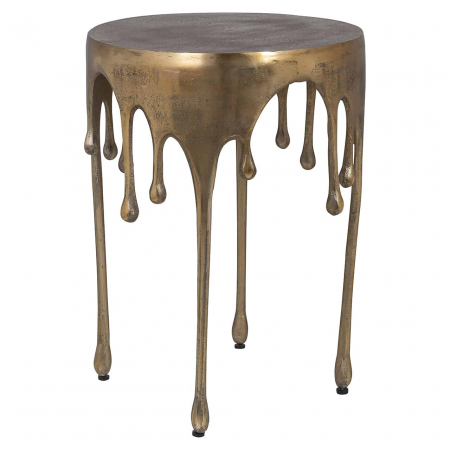 Produse - Masă de capăt Carly (Brushed Gold), 825200 - Richmond Interiors
