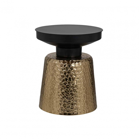Produse - Masă de capăt Freddie (negru/aur), 825162 - Richmond Interiors