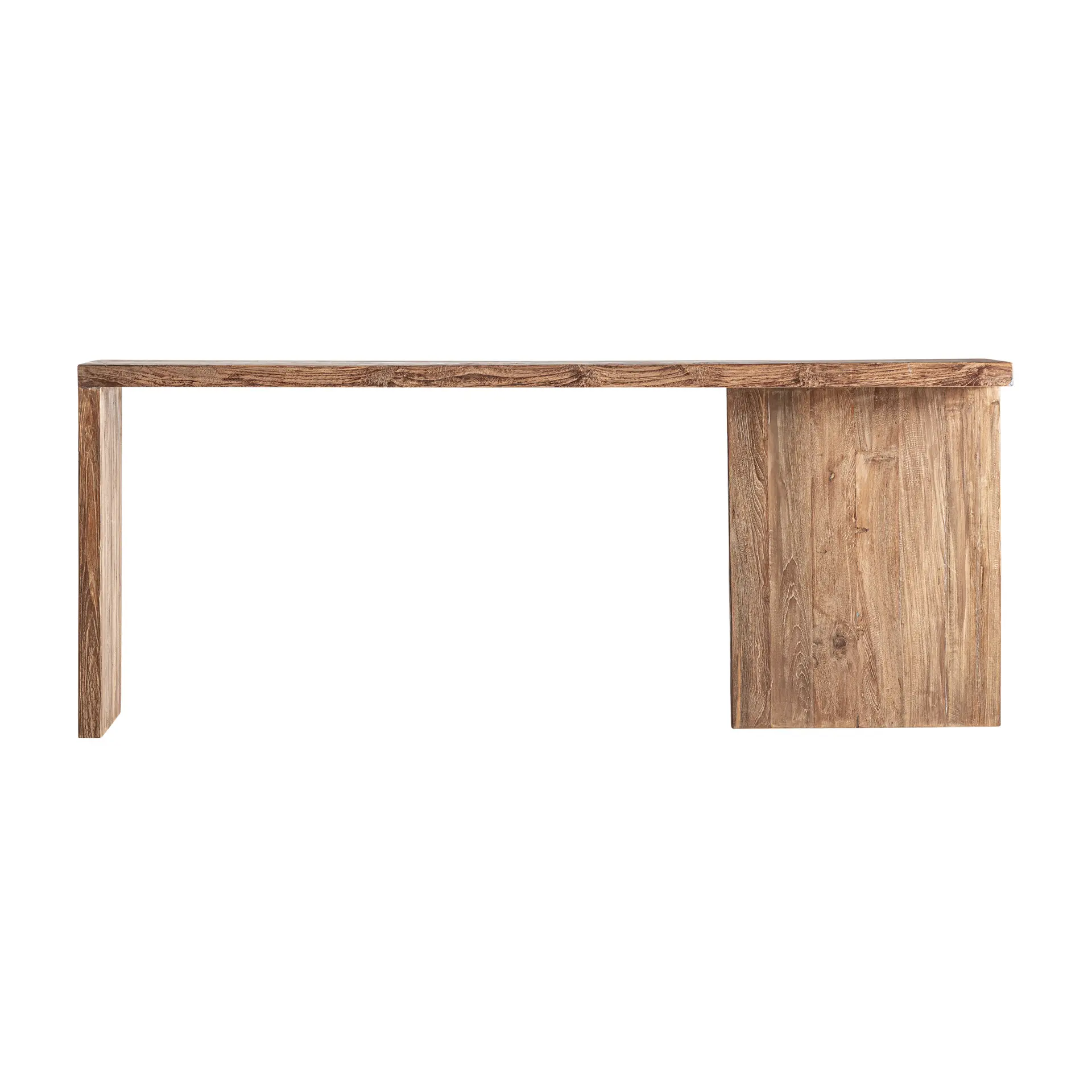 Hol & Lobby - Masa de Consola Bergle 200x47x80 cm, Lemn de Teak Reciclat Maro - VicalHome VicalHome 39341