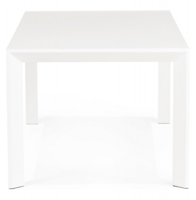 Masa extensibila alba Enkel 190-270x95 cm, MDF alb mat / picioare albe otel, DT00230WH - Kokoon [2]