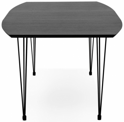 Masa extensibila Saija 170-270x100 cm MDF negru / otel, DT00580BL - Kokoon [1]