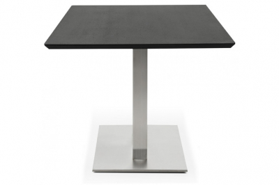Masa dining/living Jock 150x70 cm MDF negru / picioare otel / talpa subtire, DT00890BL - Kokoon [2]