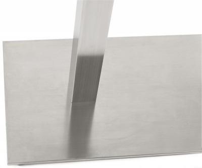 Masa de design Jock 180x90 cm MDF negru / picioare otel / talpa subtire, DT00930BL - Kokoon [6]