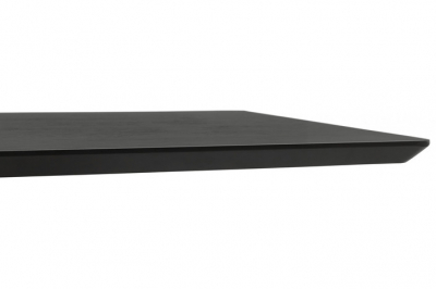 Masa de design Jock 180x90 cm MDF negru / picioare otel / talpa subtire, DT00930BL - Kokoon [4]