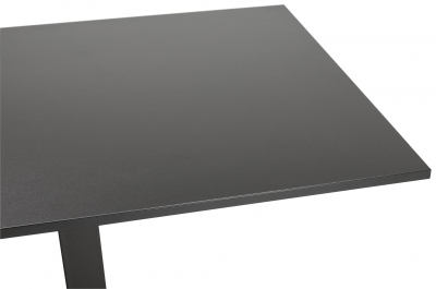 Masa de dining/living neagra Hugo 160x80 cm stil industrial / picioare negre metal, DT00780BL - Kokoon [3]