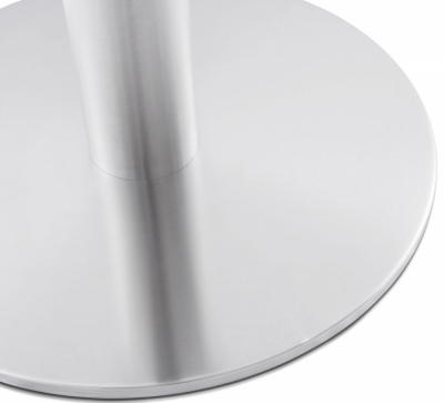 Masa living rotunda neagra Tyra 90 cm picior otel talpa subtire, blat pal melaminat, DT00730BL - Kokoon [6]