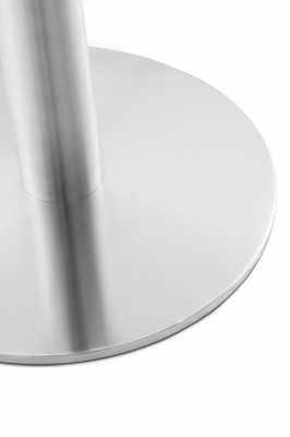 Masa rotunda living Venla 90 cm MDF nuc, picior central otel talpa subtire, DT00750WA - Kokoon [4]