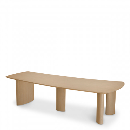 Mese living -   Masa de dining Bergman L din furnir de steBorcan natural 117568 EICHHOLTZ
