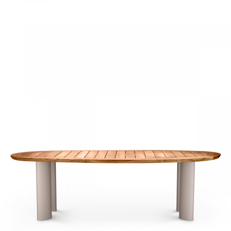   Masă de dining exterioară Free Form din tec natural 117217 EICHHOLTZ [2]