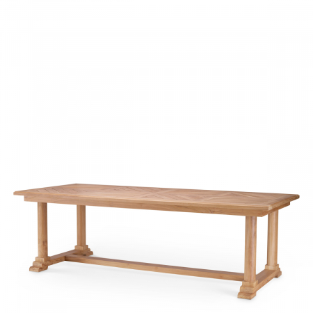   Masa de dining exterior Bell Rive din tec natural 117357 EICHHOLTZ [3]