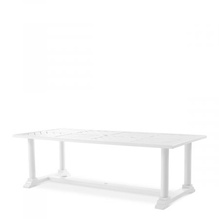 Produse -   Masa de dining exterior Bell Rive rectangulară albă 112849 EICHHOLTZ
