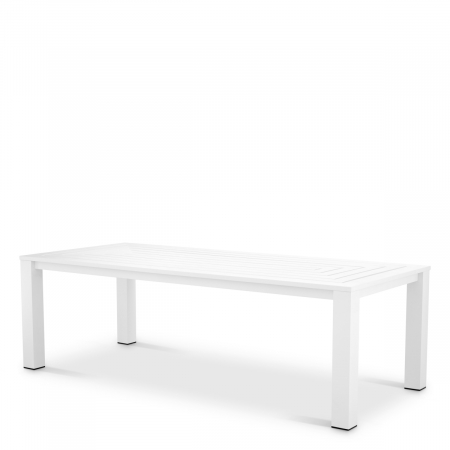 Produse -   Masă de dining exterior Vistamar alb mat 119777 EICHHOLTZ