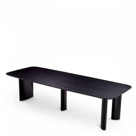   Masa de dining Harmonie L furnir negru 117460 EICHHOLTZ [2]