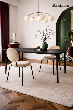 Masă de Dining Laminar 200x101x77 cm, Lemn Mango - MaMaison [5]