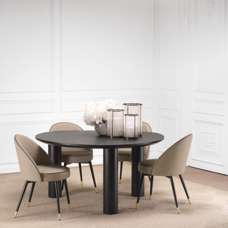   Masa de dining Lombardo furnir negru 117461 EICHHOLTZ [1]
