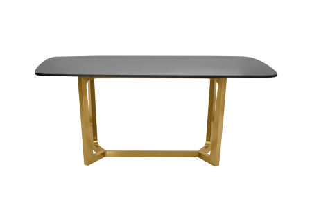 Masă de Dining Odeon 180x90x76 cm, Negru - King Home [1]
