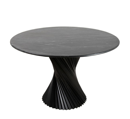 Produse - Masă de Dining Tango 120x120x76,5 cm, Negru - MaMaison