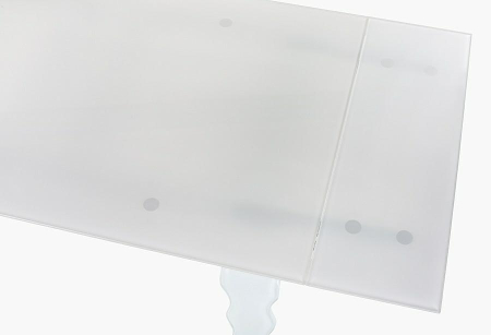 Masă de Dining Vendome Opti White, Sticlă Opti White Alb - King Home [2]