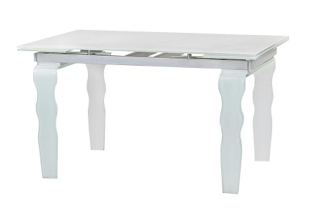 Produse - Masă de Dining Vendome Opti White, Sticlă Opti White Alb - King Home