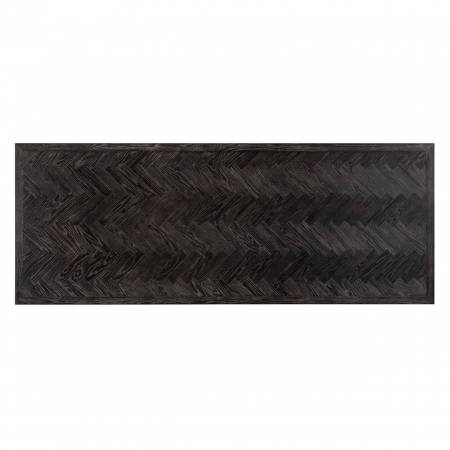 Masă de sufragerie Blackbone alamă 260 (Negru rustic), 7382 - Richmond Interiors [2]
