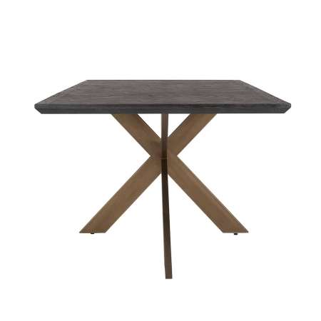 Masă de sufragerie Blackbone alamă 260 (Negru rustic), 7382 - Richmond Interiors [1]