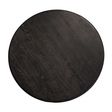 Masă de sufragerie Macaron 130√ò (Negru rustic), 7713 - Richmond Interiors [1]