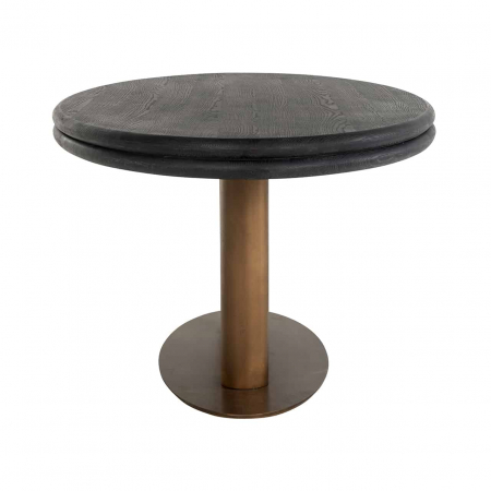 Masă de sufragerie Macaron ovală 235 (Negru rustic), 7714 - Richmond Interiors [1]