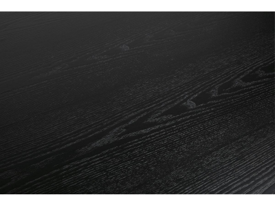 Masa design living Callum 200x100 cm, blat negru lemn, picioare albe metal, DT01200BLWH - Kokoon [5]