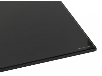 Masa design living Layton 200x100 cm, blat negru sticla, picioare metal, DT01310BLBS - Kokoon [6]