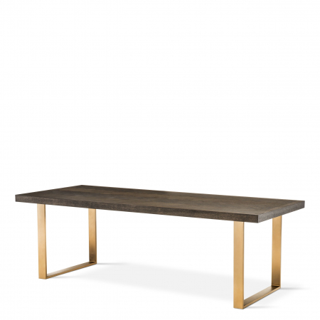 Mese de bucatarie -   Masă de dining Melchior furnir de steBorcan maro 230 cm 111857 EICHHOLTZ