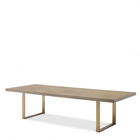 Mese living -   Masa de dining Remington 300 x 115 cm furnir de steBorcan spălat 112311 EICHHOLTZ