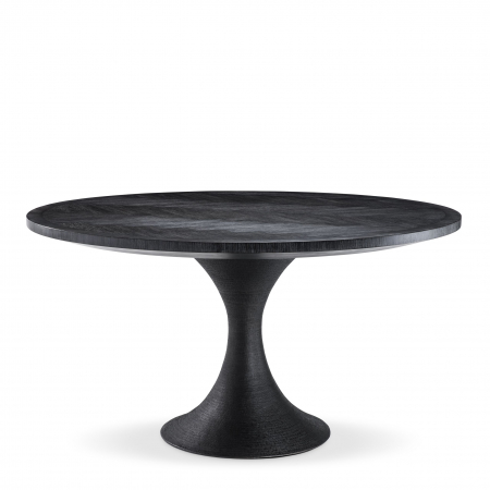   Masa de dining Melchior rotundă din furnir de steBorcan cărbune 113281 EICHHOLTZ [5]