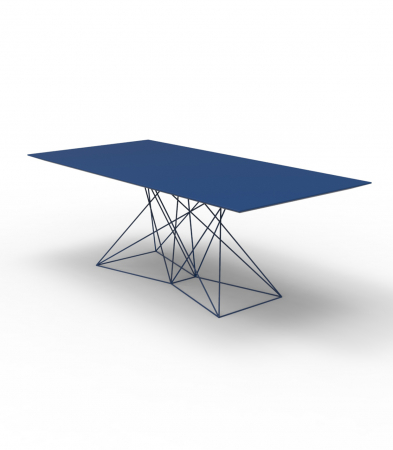 Masa exterior Faz 200x100x72 cm, baza metal model modern geometric, 54053 - Vondom [6]
