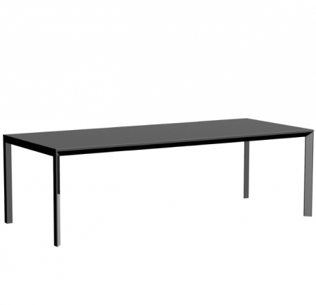 Mese exterior - Masa exterior Frame 250x100x74 cm, blat HPL, picioare aluminiu, 54247F BE W - Vondom