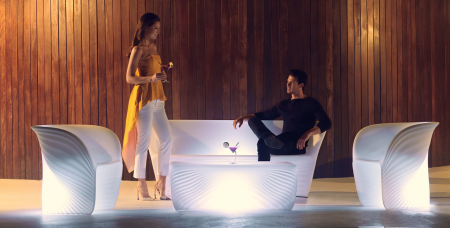 Masa exterior iluminare LED Biophilia, diverse finisaje, 110x66x41 cm, design modern, 59004FP - Vondom [41]