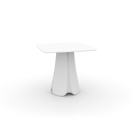 Mese exterior - Masa exterior iluminare LED Pezzettina 80x80x73 cm polipropilena, design modern, 56013 - Vondom