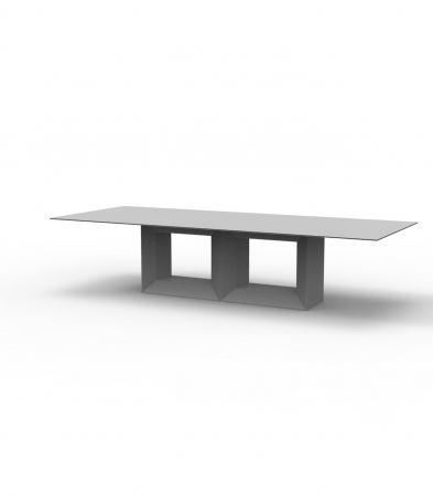 Masa exterior iluminare LED Vela XL, diverse finisaje, 300x120x72 cm, design modern, 54051 - Vondom [1]