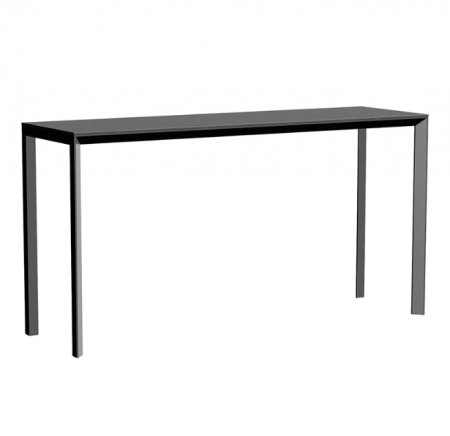 Mese exterior - Masa exterior inalta Frame 200x60x105 cm, blat HPL/DEKTON®, picioare aluminiu, 54244F BE W - Vondom
