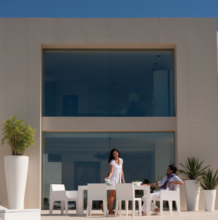 Masa exterior Jut 180x90x75 cm, polipropilena, design minimalist, 44406 - Vondom [29]