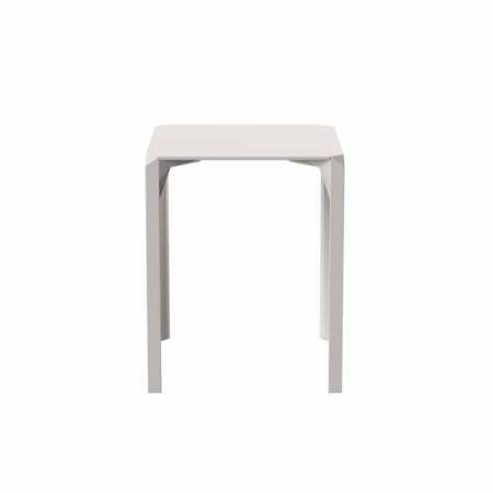 Mese exterior - Masa exterior patrata Quartz 59x59 cm HPL alb/negru/ecru, 54203 BE W - Vondom