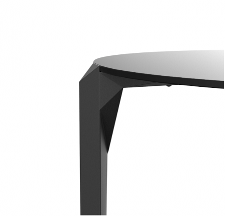 Masa exterior patrata Quartz 59x59 cm HPL alb/negru/ecru, 54203 BE B - Vondom [3]