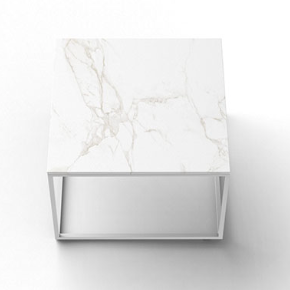 Masa exterior patrata diverse finisaje Suave 80x80x40 cm, blat HPL/DEKTON®, cadru aluminiu, 44312M DANAE - Vondom [2]