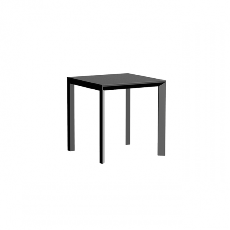 Mese exterior - Masa exterior patrata Frame 70x70x74 cm, blat HPL/DEKTON®, picioare aluminiu, 54231F BE W - Vondom