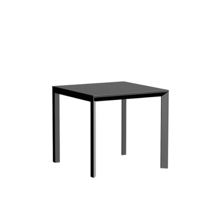 Mese exterior - Masa exterior patrata Frame 80x80x74 cm, blat HPL/DEKTON®, picioare aluminiu, 54232F BE W - Vondom