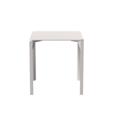 Mese exterior - Masa exterior patrata Quartz 69x69 cm HPL alb/negru/ecru, 54204 BE W - Vondom