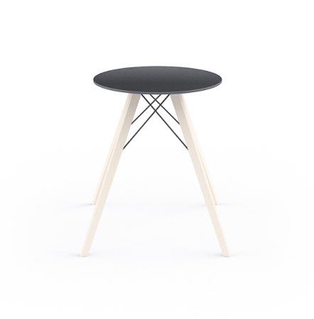 Masa exterior rotunda Faz √∏60x74 cm, blat HPL/DEKTON®, picioare lemn, 54310 BE B - Vondom [2]