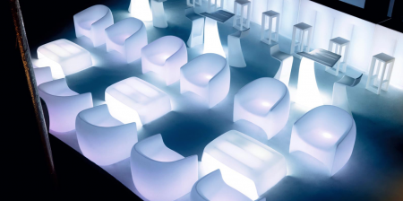 Masa joasa exterior cu iluminare LED BLOW 120x79x35 cm, diverse culori, 55015 - Vondom [8]