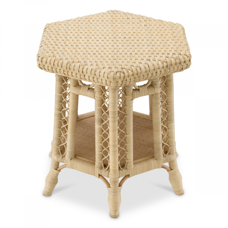   Masa laterală Saba Hexagon din ratan natural 118639 EICHHOLTZ [3]