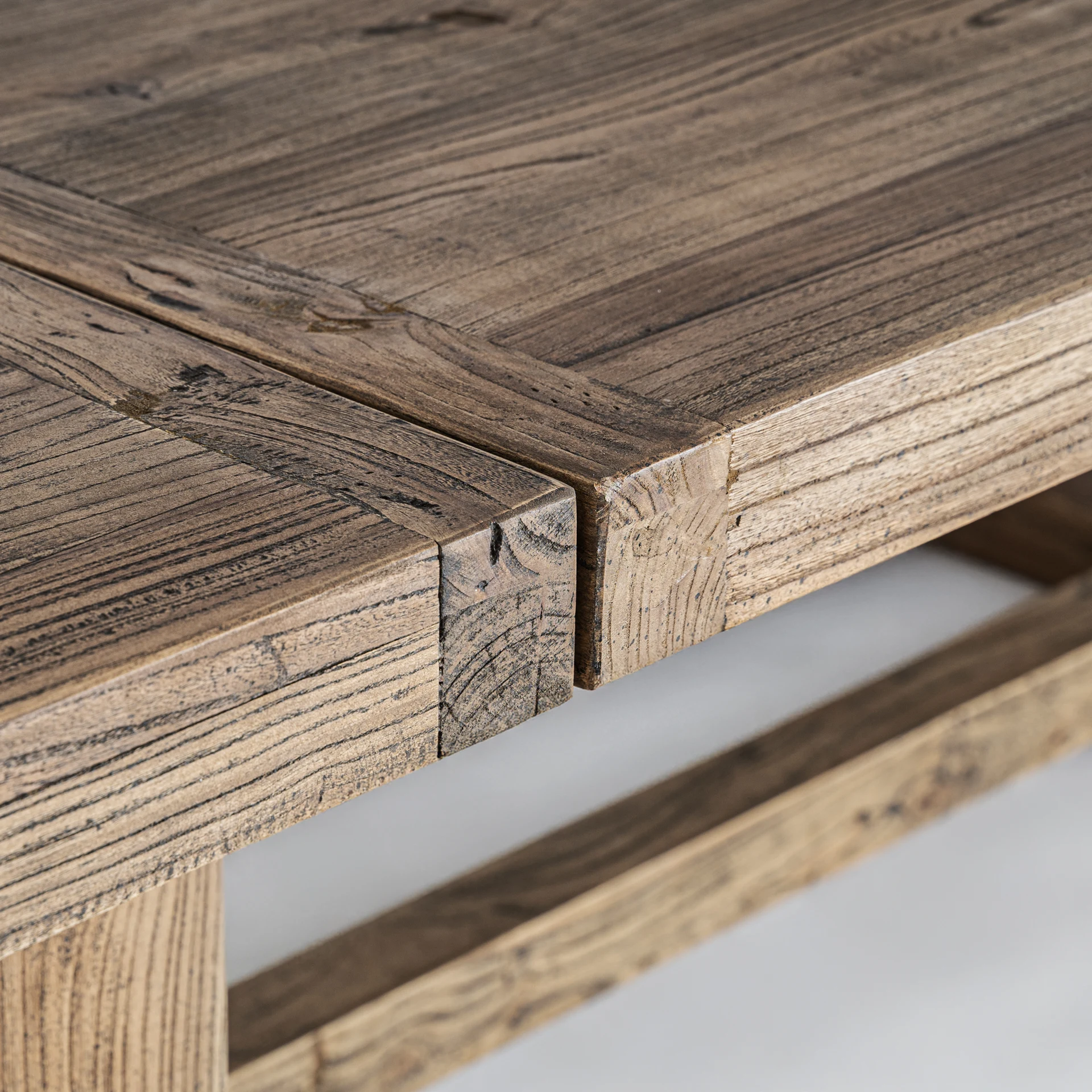 Masa Living din Lemn de Ulm, Maro, 400x120x75 cm, Stil Contemporan - VicalHome 36663 [13]